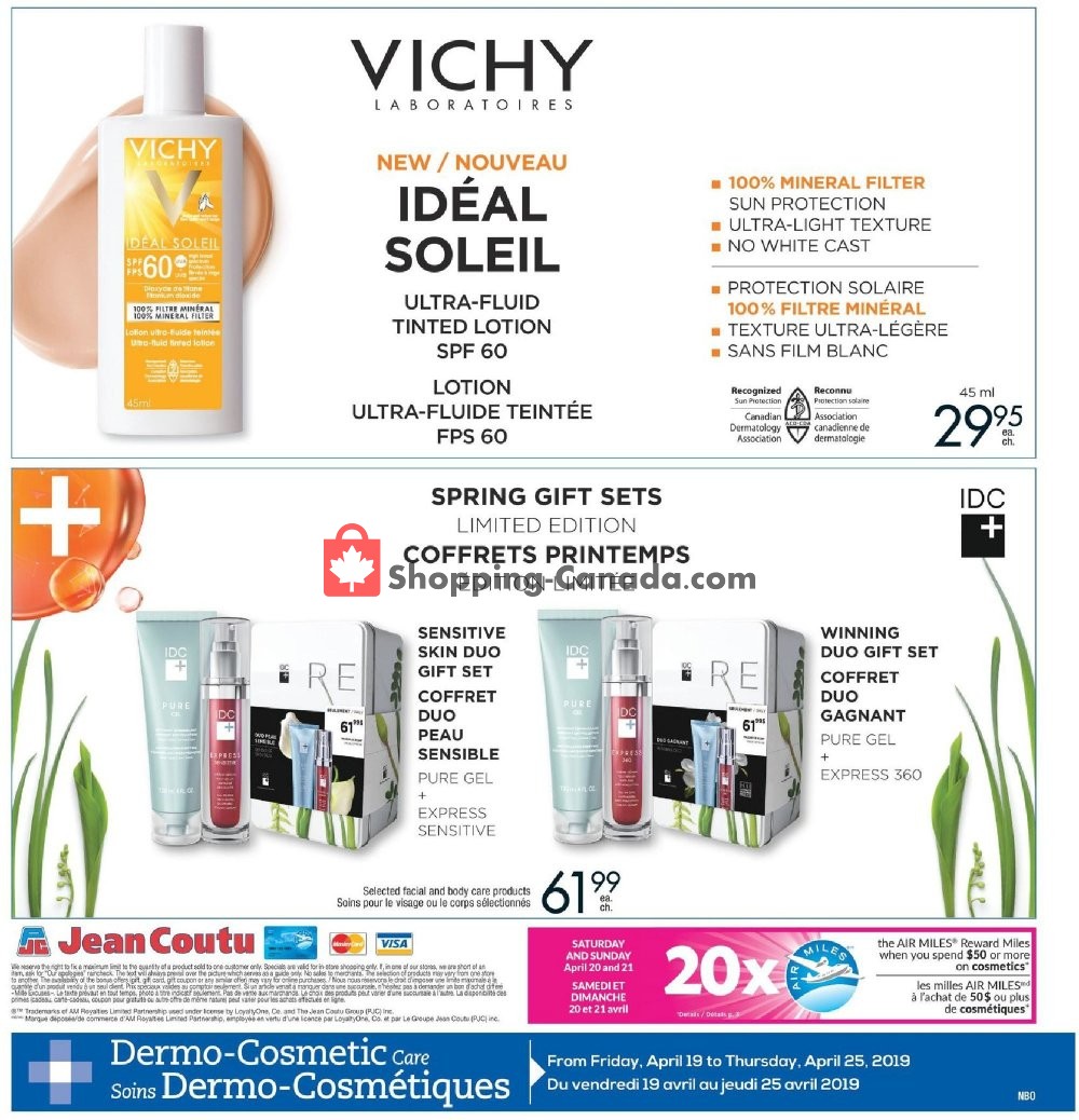Jean Coutu Pharmacy flyer from Friday April 19, 2019 to Thursday April 25, 2019 - page 4