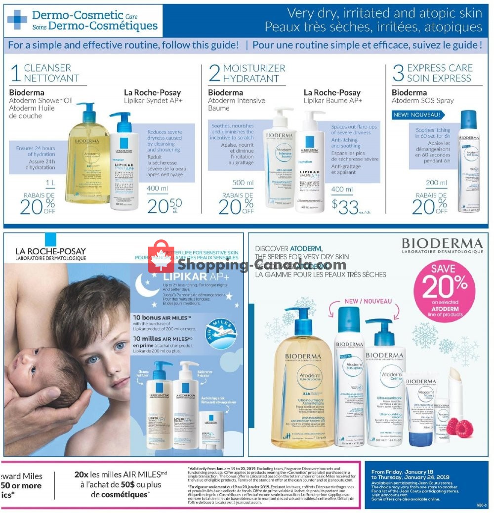 Flyer And Weekly Ads Jean Coutu Pharmacy Canada Dermo Cosmetic