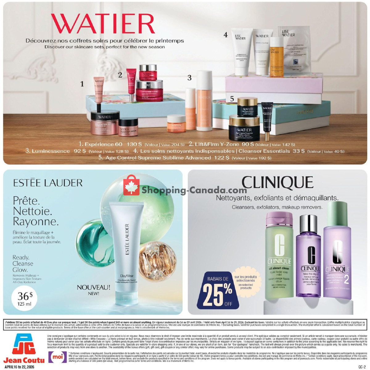 Jean Coutu Pharmacy flyer from Thursday April 16, 2026 to Wednesday April 22, 2026 - page 4
