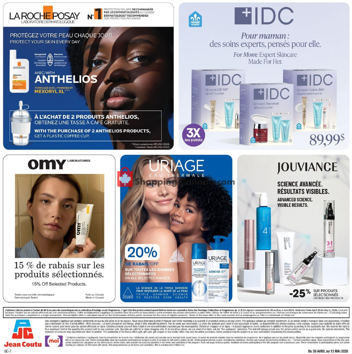 Jean Coutu Pharmacy flyer from Thursday April 30, 2026 to Wednesday May 13, 2026 - page 13