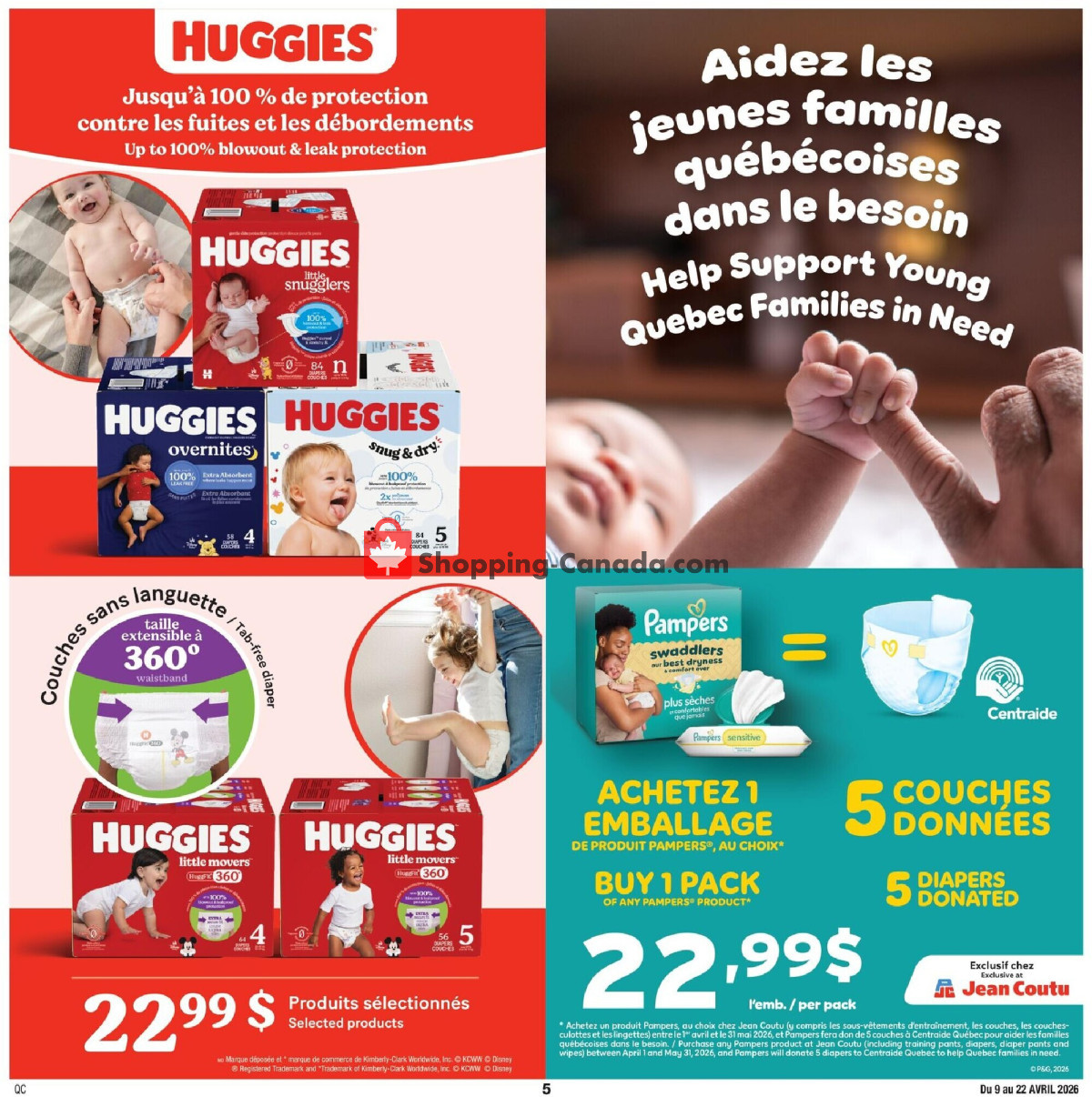 Jean Coutu Pharmacy flyer from Thursday April 9, 2026 to Wednesday April 22, 2026 - page 10