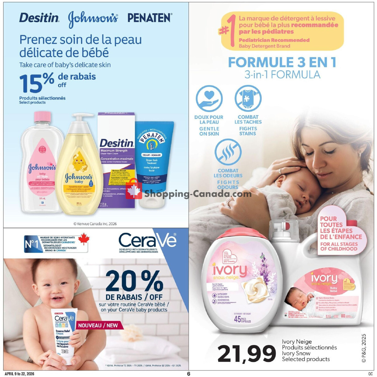 Jean Coutu Pharmacy flyer from Thursday April 9, 2026 to Wednesday April 22, 2026 - page 12