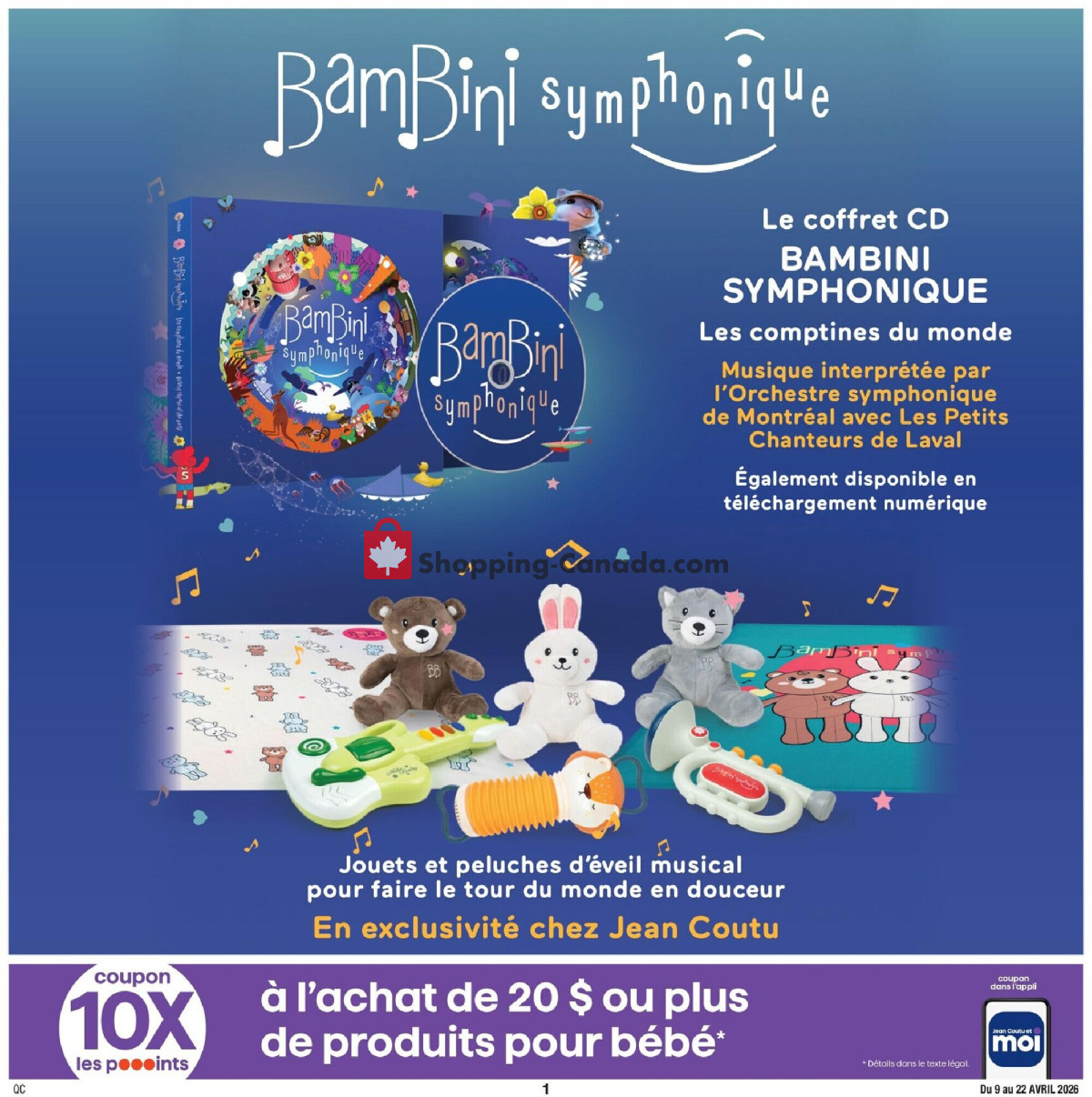 Jean Coutu Pharmacy flyer from Thursday April 9, 2026 to Wednesday April 22, 2026 - page 2