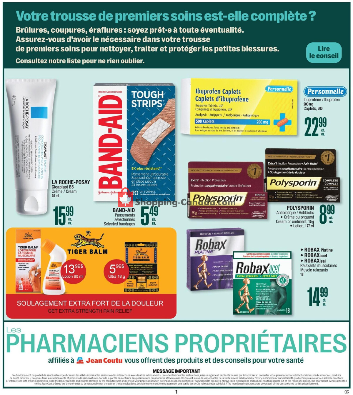 Jean Coutu Pharmacy flyer from Thursday August 27, 2026 to Wednesday September 9, 2026 - page 2