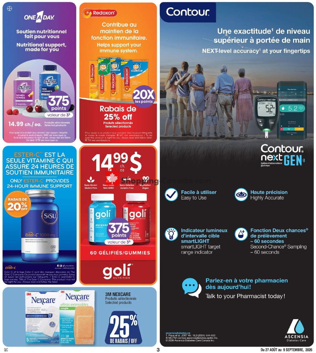 Jean Coutu Pharmacy flyer from Thursday August 27, 2026 to Wednesday September 9, 2026 - page 6