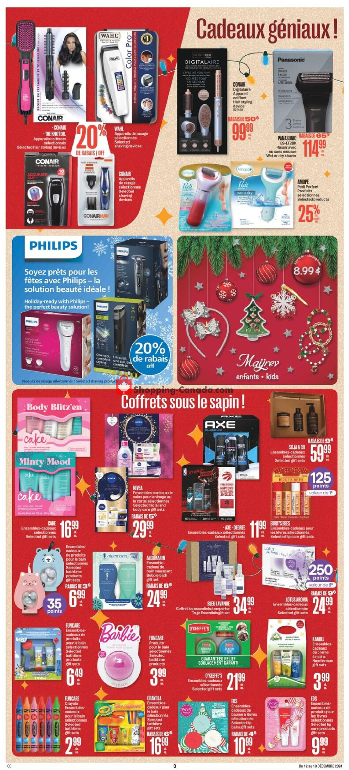Jean Coutu Pharmacy flyer from Thursday December 12, 2024 to Wednesday December 18, 2024 - page 4
