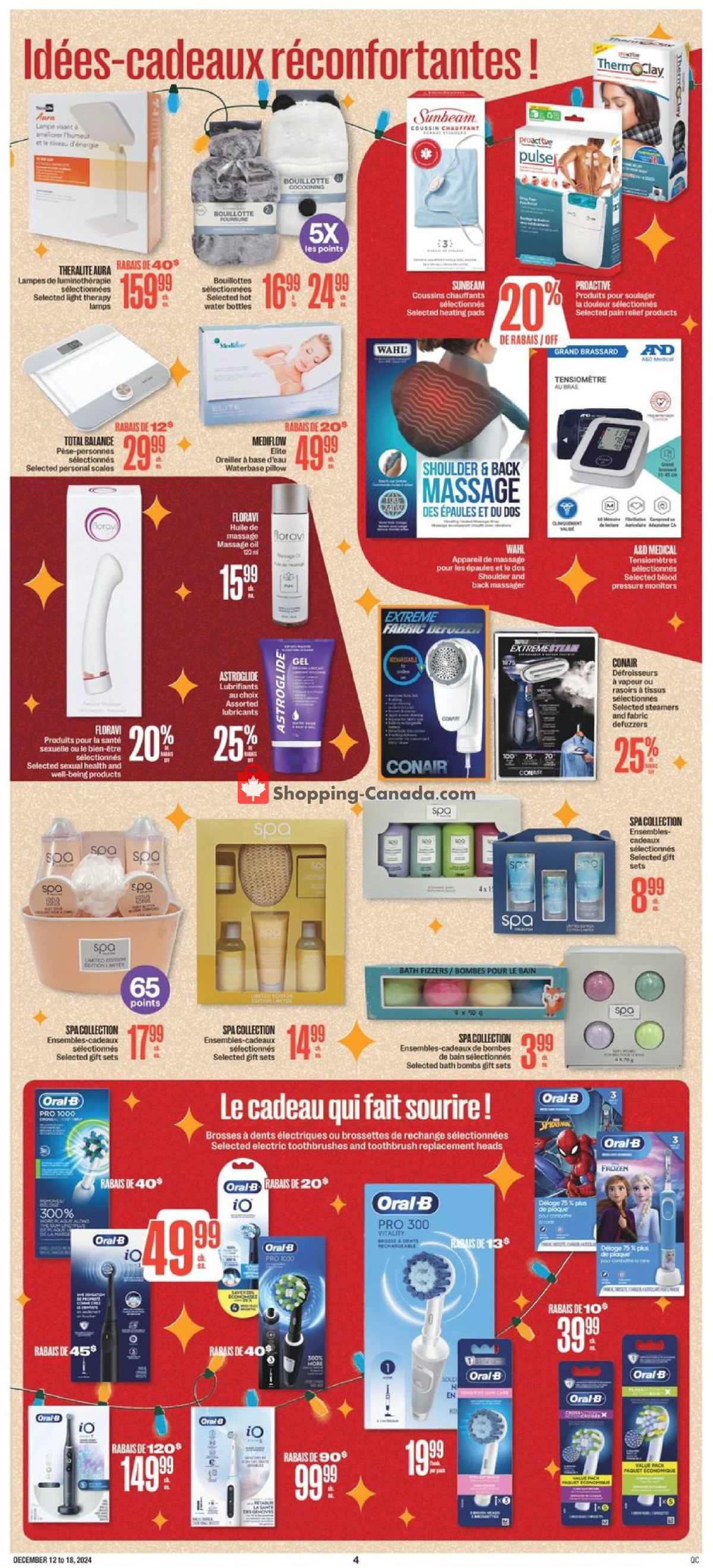 Jean Coutu Pharmacy flyer from Thursday December 12, 2024 to Wednesday December 18, 2024 - page 5