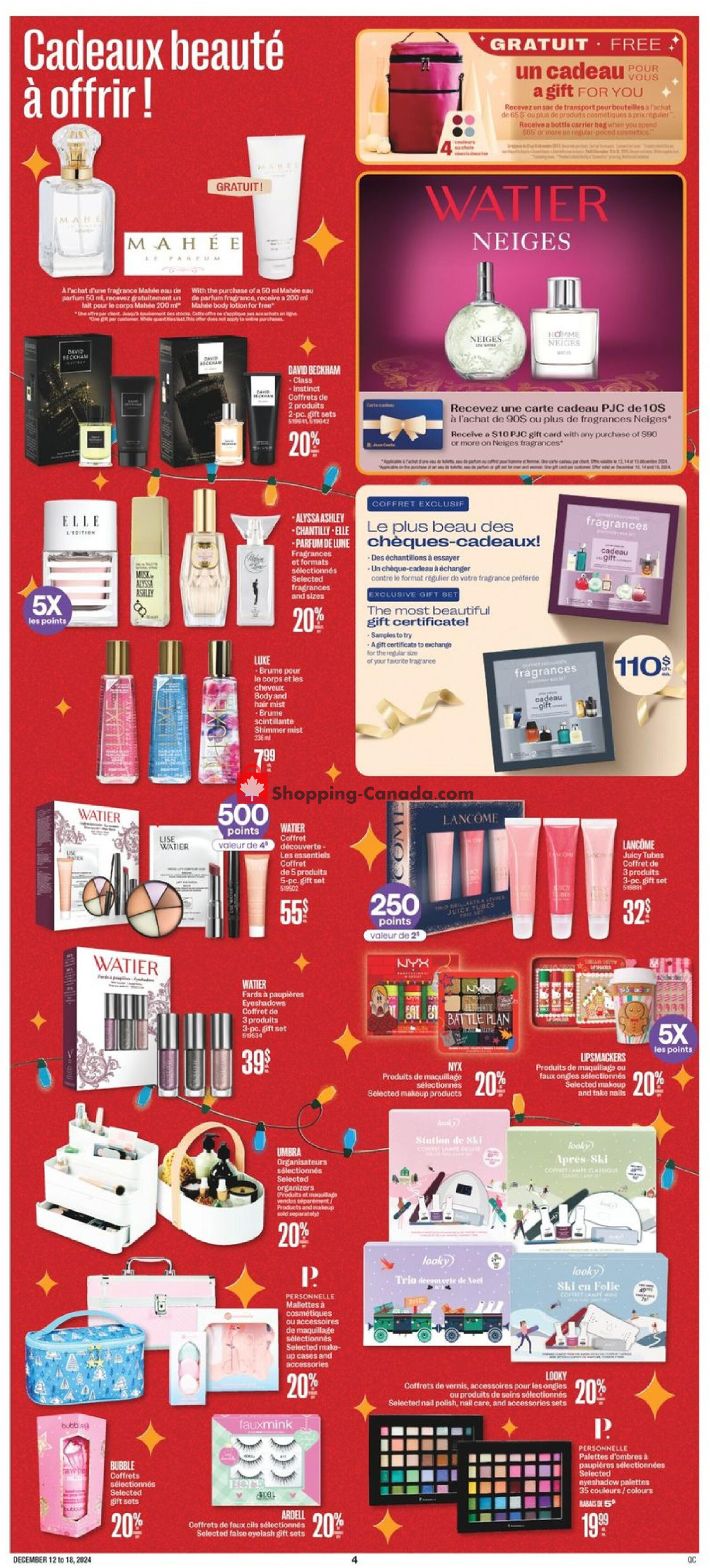 Jean Coutu Pharmacy flyer from Thursday December 12, 2024 to Wednesday December 18, 2024 - page 7