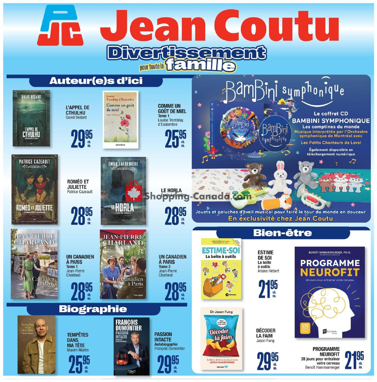 Jean Coutu Pharmacy flyer from Thursday May 21, 2026 to Wednesday June 3, 2026 - page 1