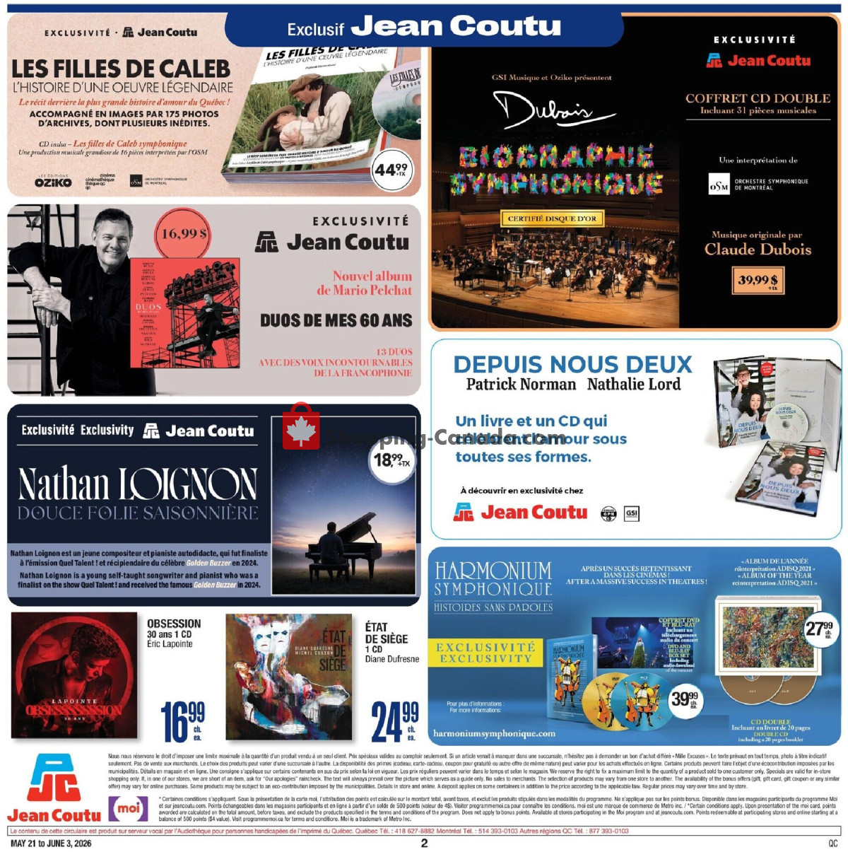 Jean Coutu Pharmacy flyer from Thursday May 21, 2026 to Wednesday June 3, 2026 - page 4