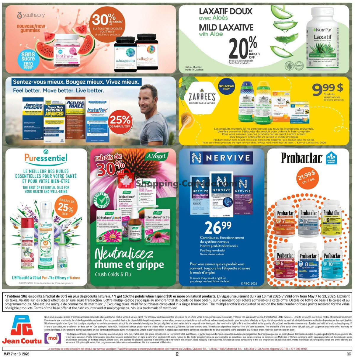 Jean Coutu Pharmacy flyer from Thursday May 7, 2026 to Wednesday May 13, 2026 - page 4