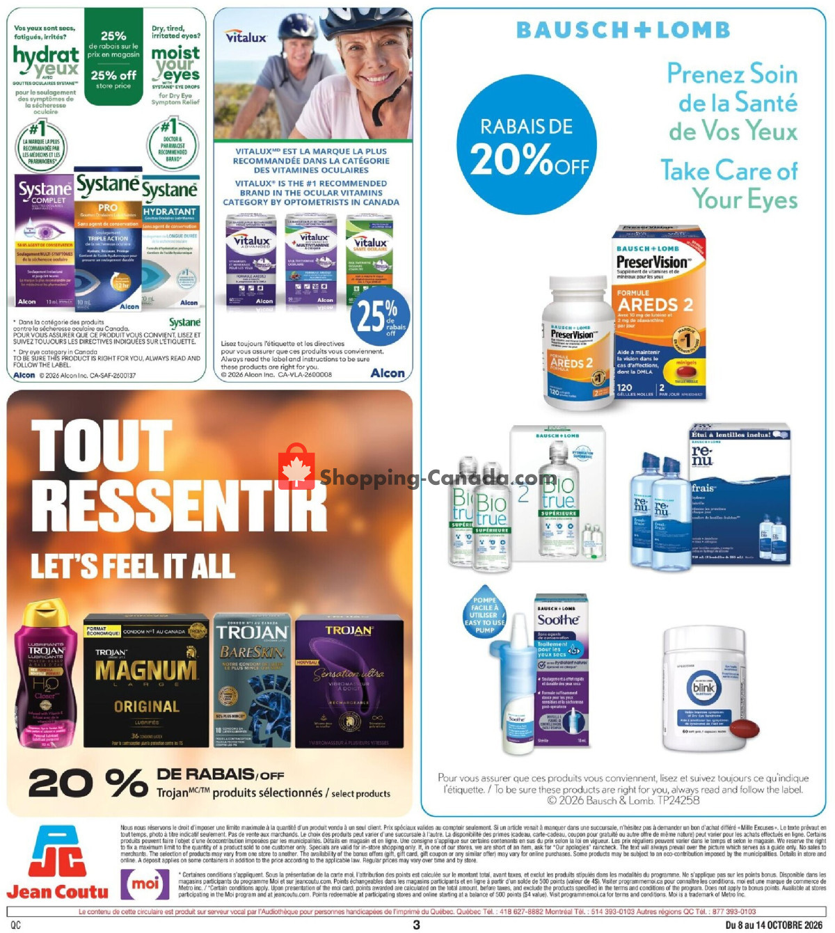 Jean Coutu Pharmacy flyer from Thursday October 8, 2026 to Wednesday October 14, 2026 - page 6