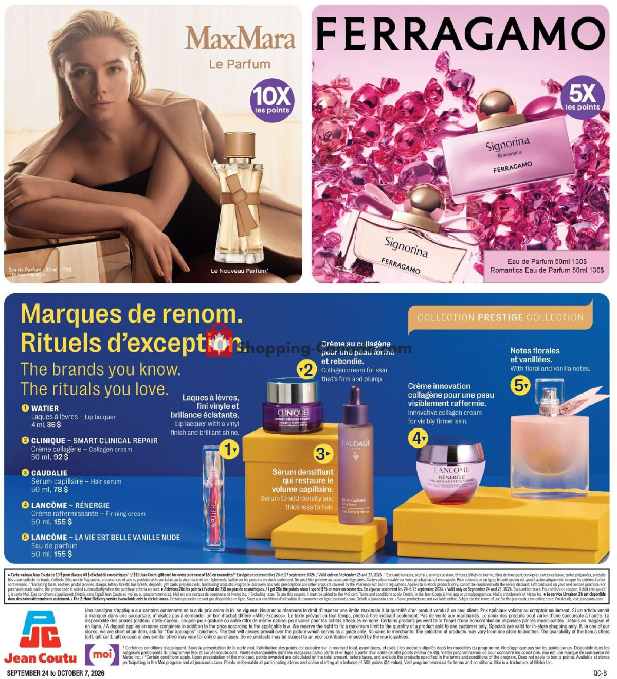 Jean Coutu Pharmacy flyer from Thursday September 24, 2026 to Wednesday October 7, 2026 - page 15