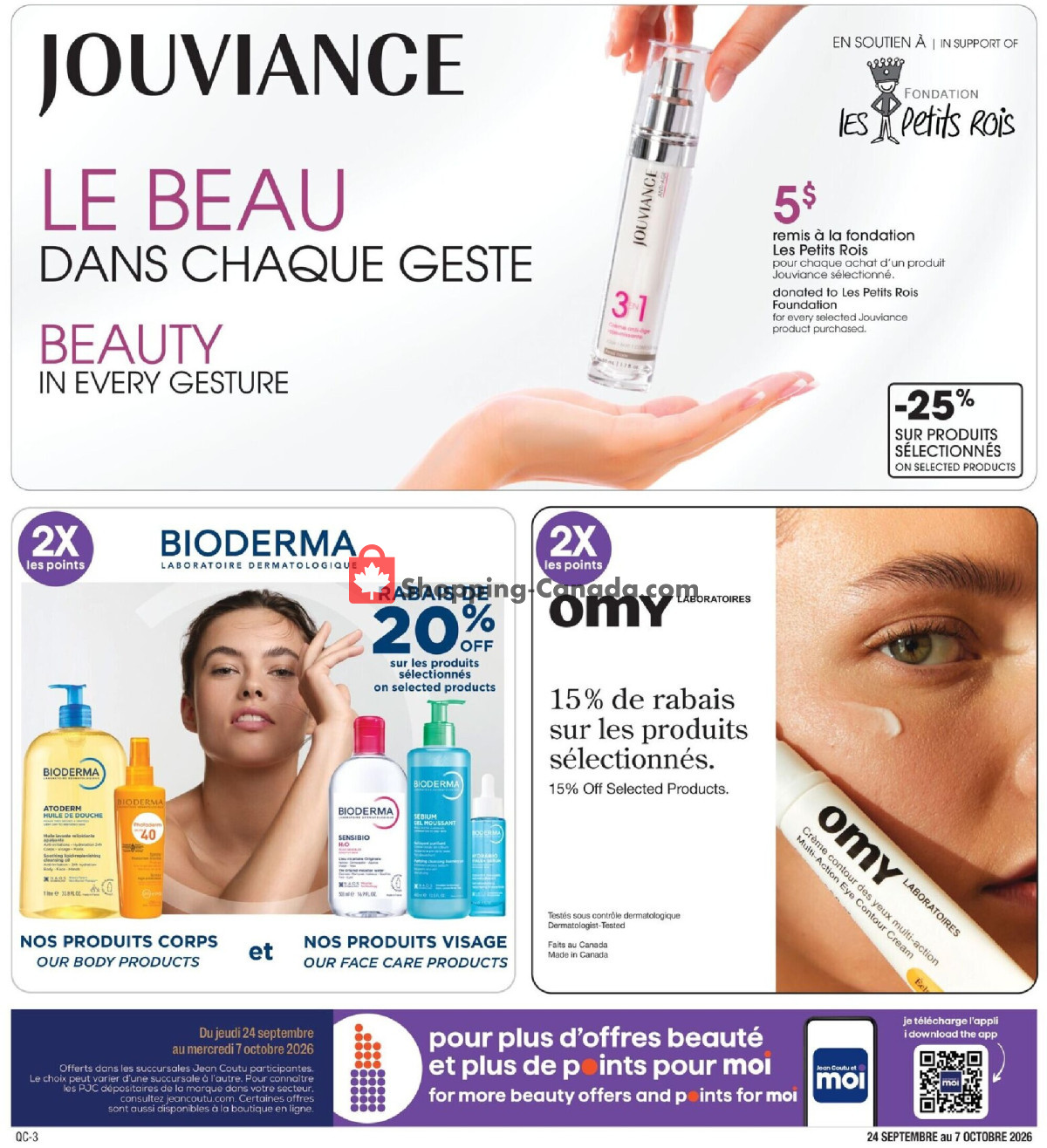 Jean Coutu Pharmacy flyer from Thursday September 24, 2026 to Wednesday October 7, 2026 - page 6