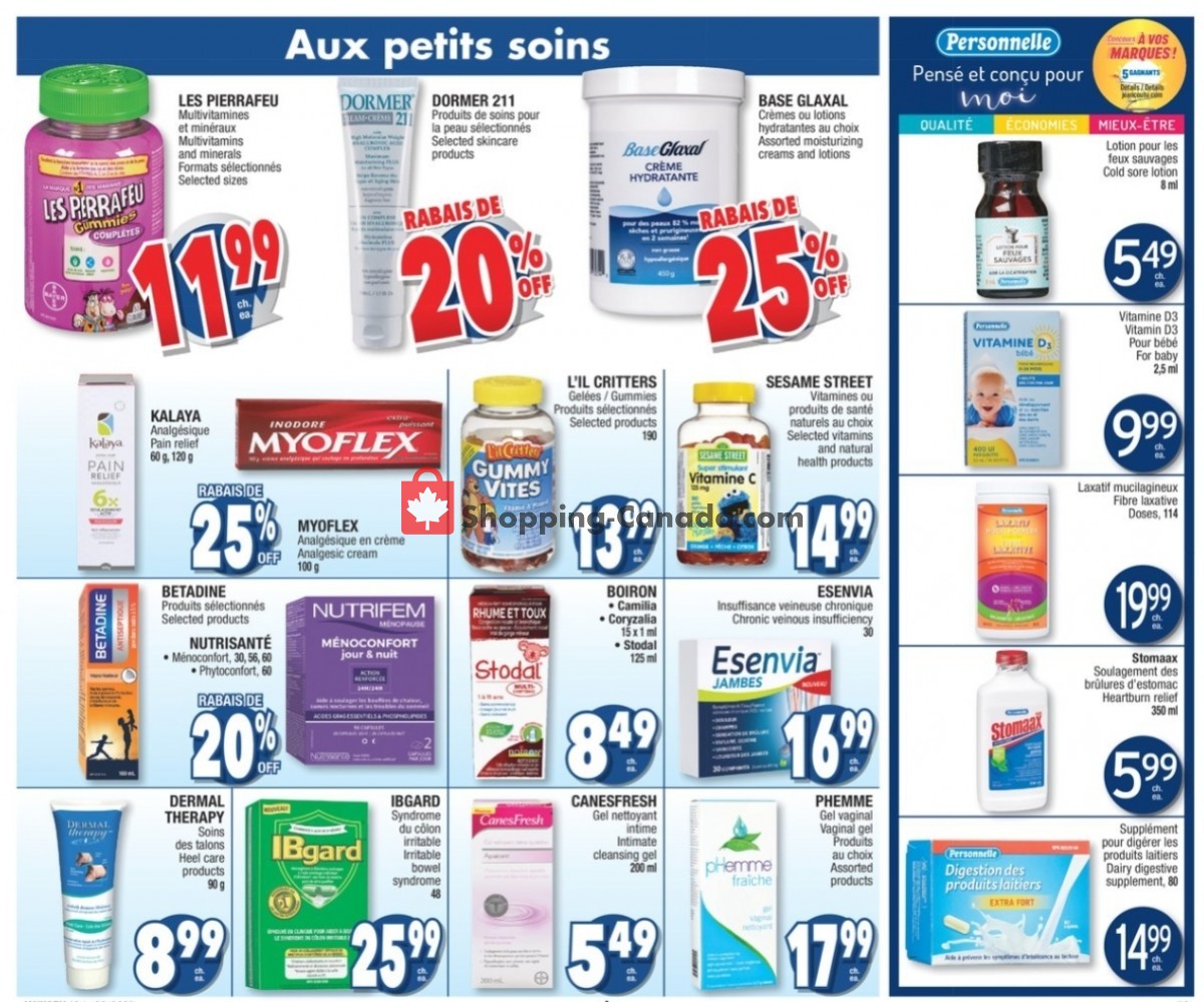 Jean Coutu Pharmacy flyer from Thursday January 19, 2023 to Wednesday January 25, 2023 - page 4