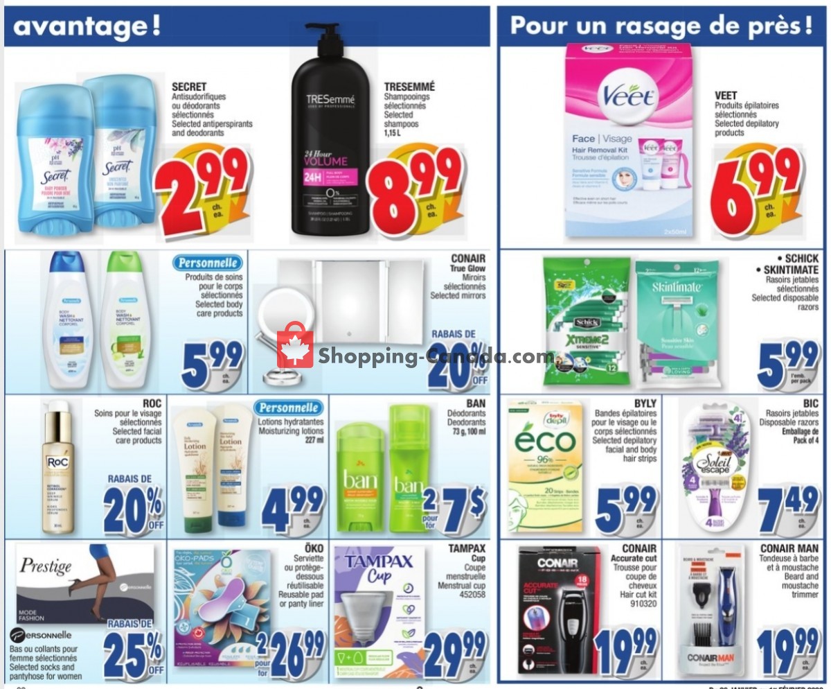 Jean Coutu Pharmacy flyer from Thursday January 26, 2023 to Wednesday February 1, 2023 - page 3