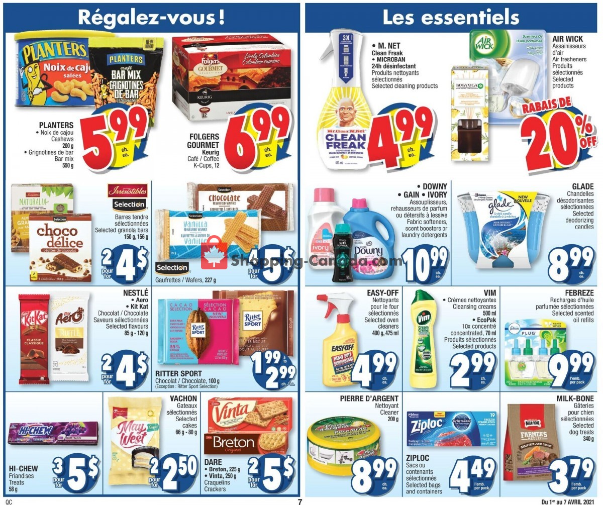 Jean Coutu Pharmacy flyer from Thursday April 1, 2021 to Wednesday April 7, 2021 - page 7