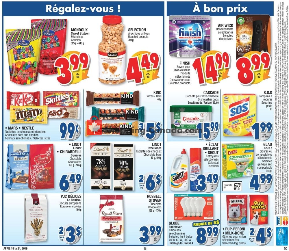 Jean Coutu Pharmacy flyer from Thursday April 18, 2019 to Wednesday April 24, 2019 - page 8