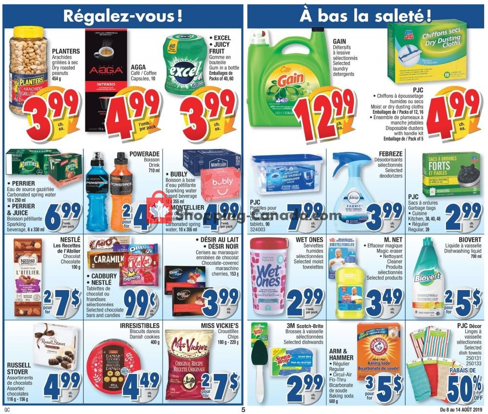 Jean Coutu Pharmacy flyer from Thursday August 8, 2019 to Wednesday August 14, 2019 - page 5