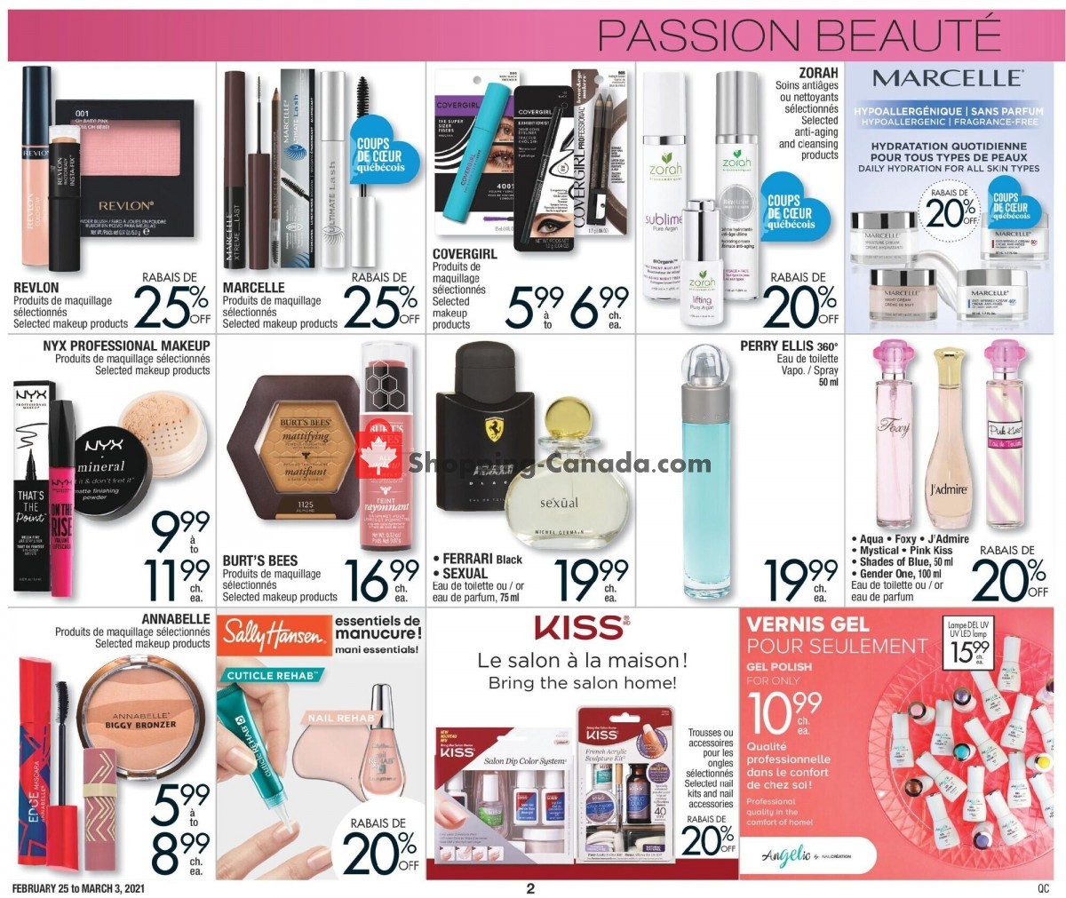 Jean Coutu Pharmacy flyer from Thursday February 25, 2021 to Wednesday March 3, 2021 - page 2