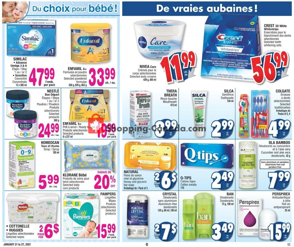 Jean Coutu Pharmacy flyer from Thursday January 21, 2021 to Wednesday January 27, 2021 - page 6