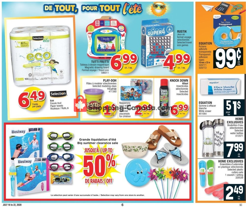 Jean Coutu Pharmacy flyer from Thursday July 16, 2020 to Wednesday July 22, 2020 - page 6