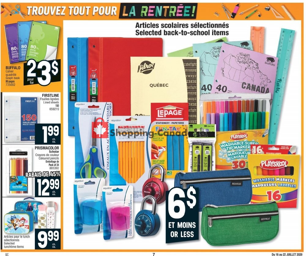 Jean Coutu Pharmacy flyer from Thursday July 16, 2020 to Wednesday July 22, 2020 - page 7