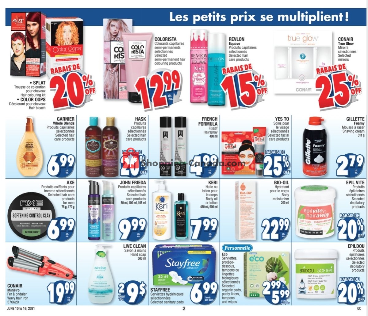 Jean Coutu Pharmacy flyer from Thursday June 10, 2021 to Wednesday June 16, 2021 - page 2