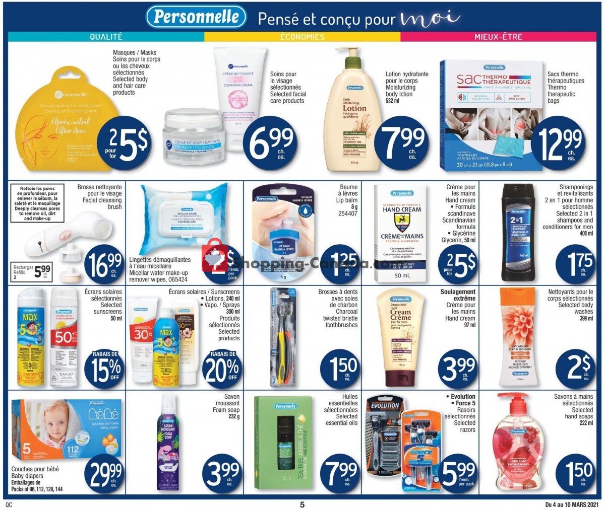 Jean Coutu Pharmacy flyer from Thursday March 4, 2021 to Wednesday March 10, 2021 - page 5