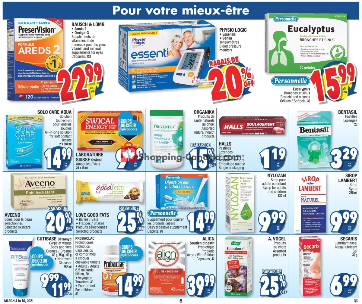 Jean Coutu Pharmacy flyer from Thursday March 4, 2021 to Wednesday March 10, 2021 - page 6