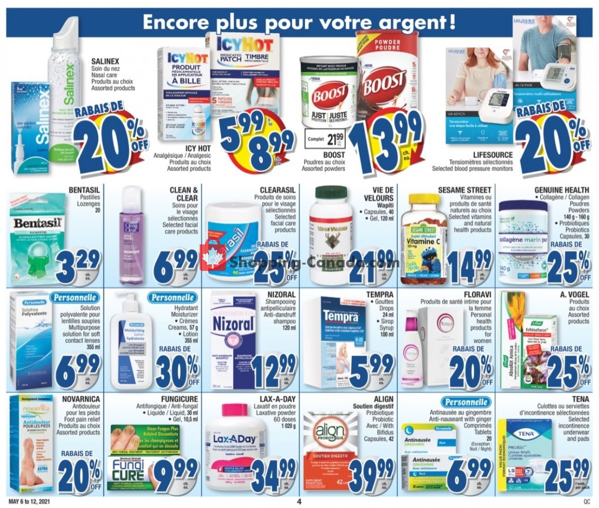 Jean Coutu Pharmacy flyer from Thursday May 6, 2021 to Wednesday May 12, 2021 - page 2