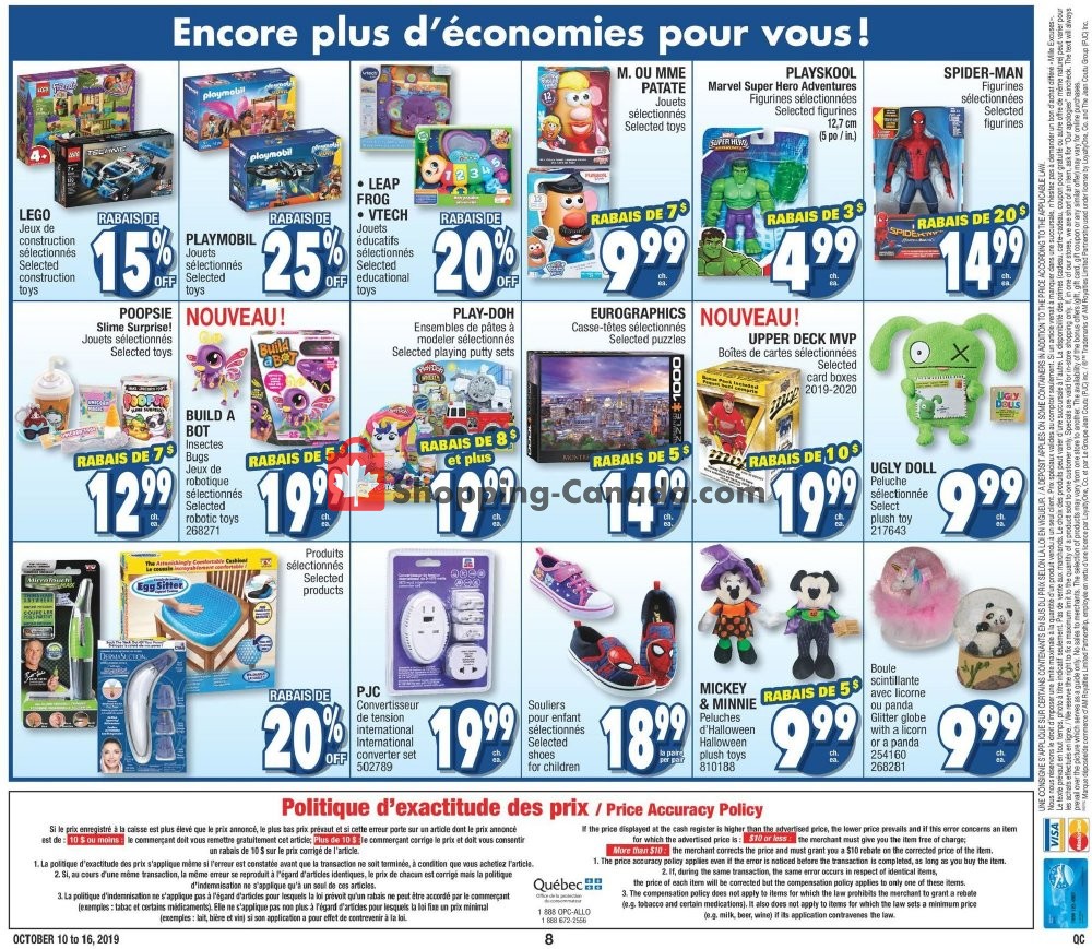 Jean Coutu Pharmacy flyer from Thursday October 10, 2019 to Wednesday October 16, 2019 - page 8