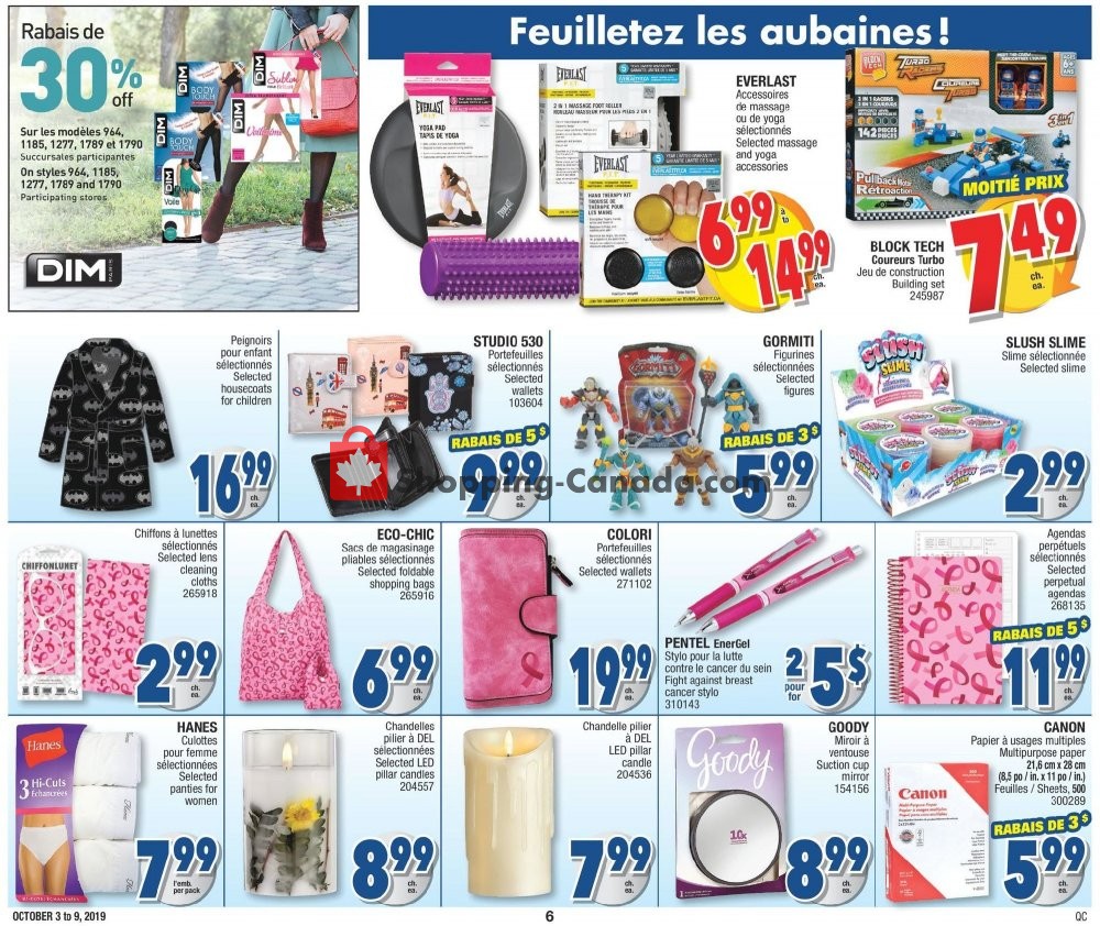 Jean Coutu Pharmacy flyer from Thursday October 3, 2019 to Wednesday October 9, 2019 - page 6