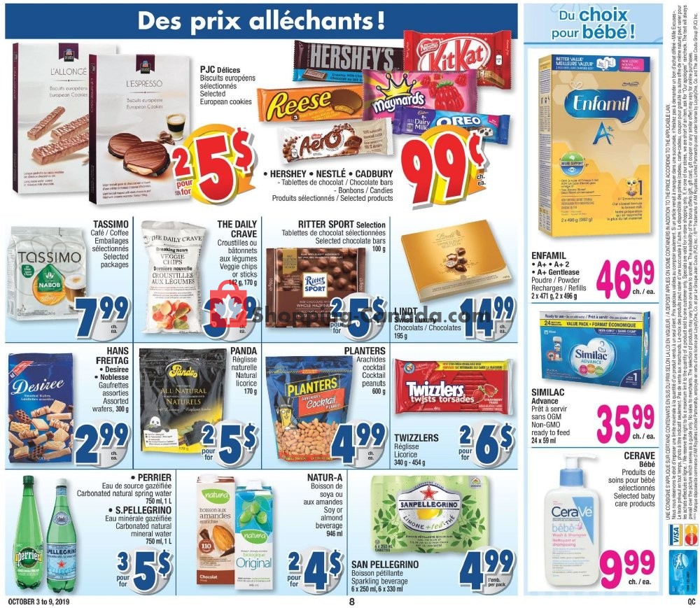 Jean Coutu Pharmacy flyer from Thursday October 3, 2019 to Wednesday October 9, 2019 - page 8