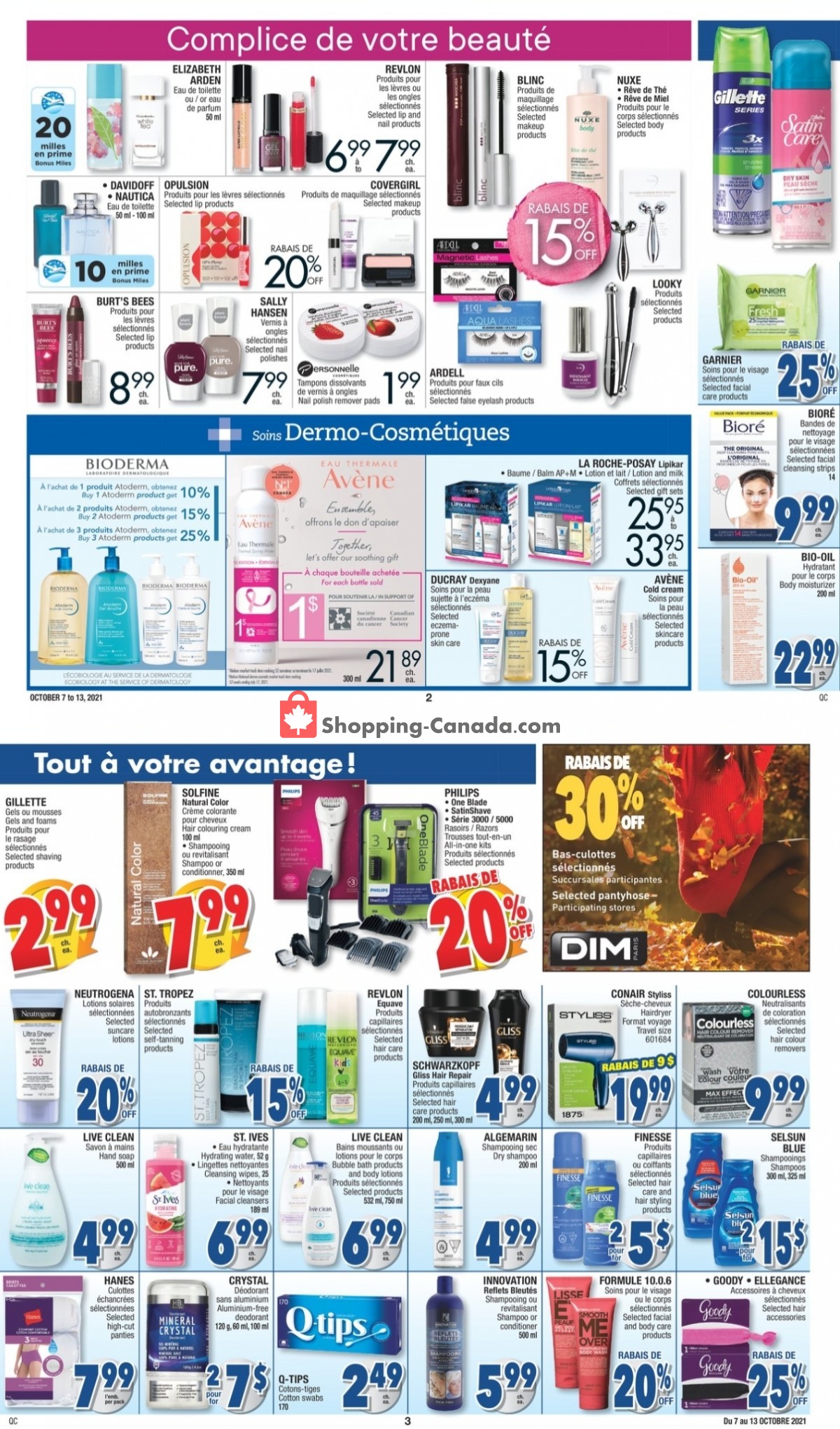 Jean Coutu Pharmacy flyer from Thursday October 7, 2021 to Wednesday October 13, 2021 - page 2