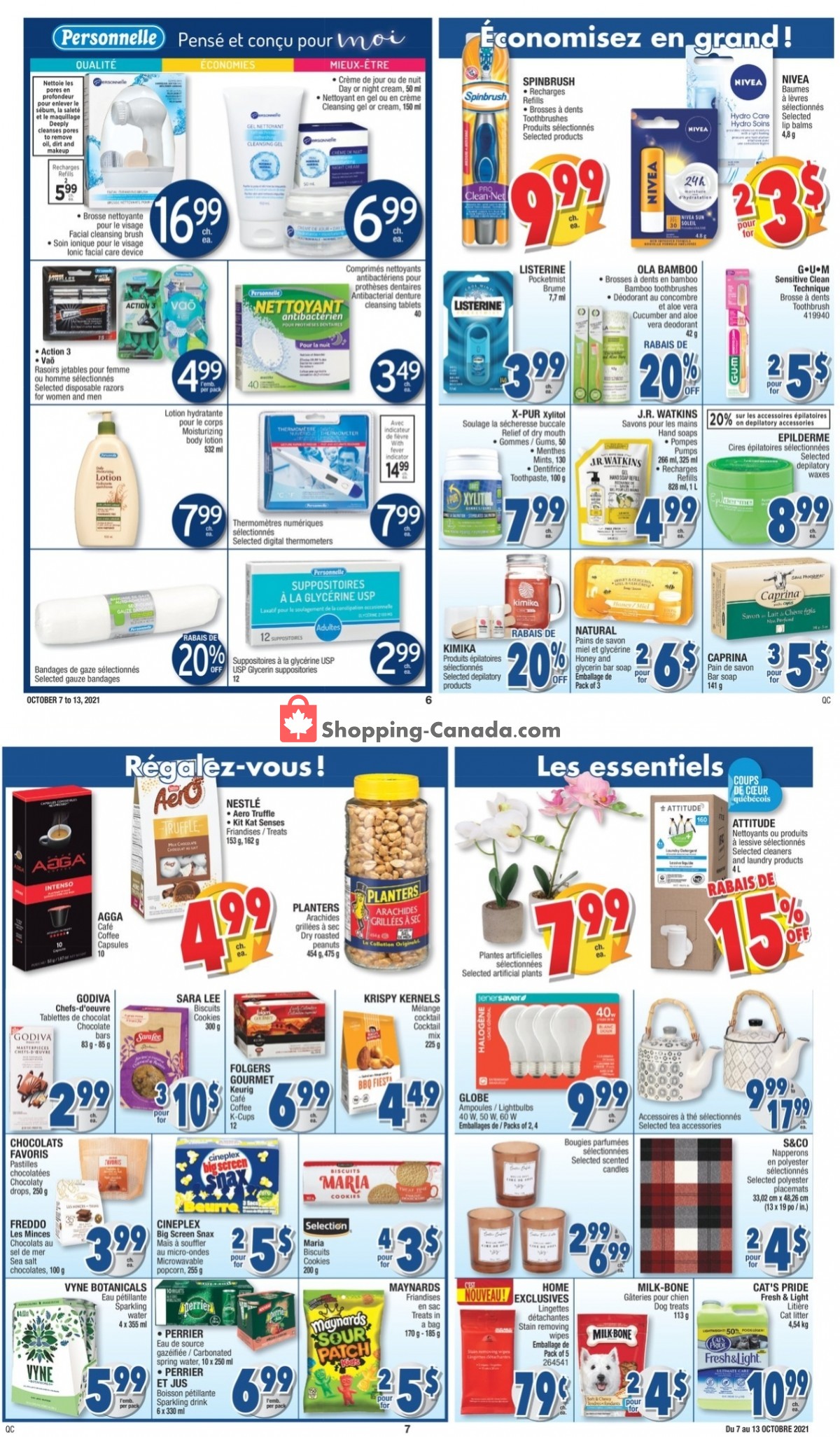 Jean Coutu Pharmacy flyer from Thursday October 7, 2021 to Wednesday October 13, 2021 - page 4