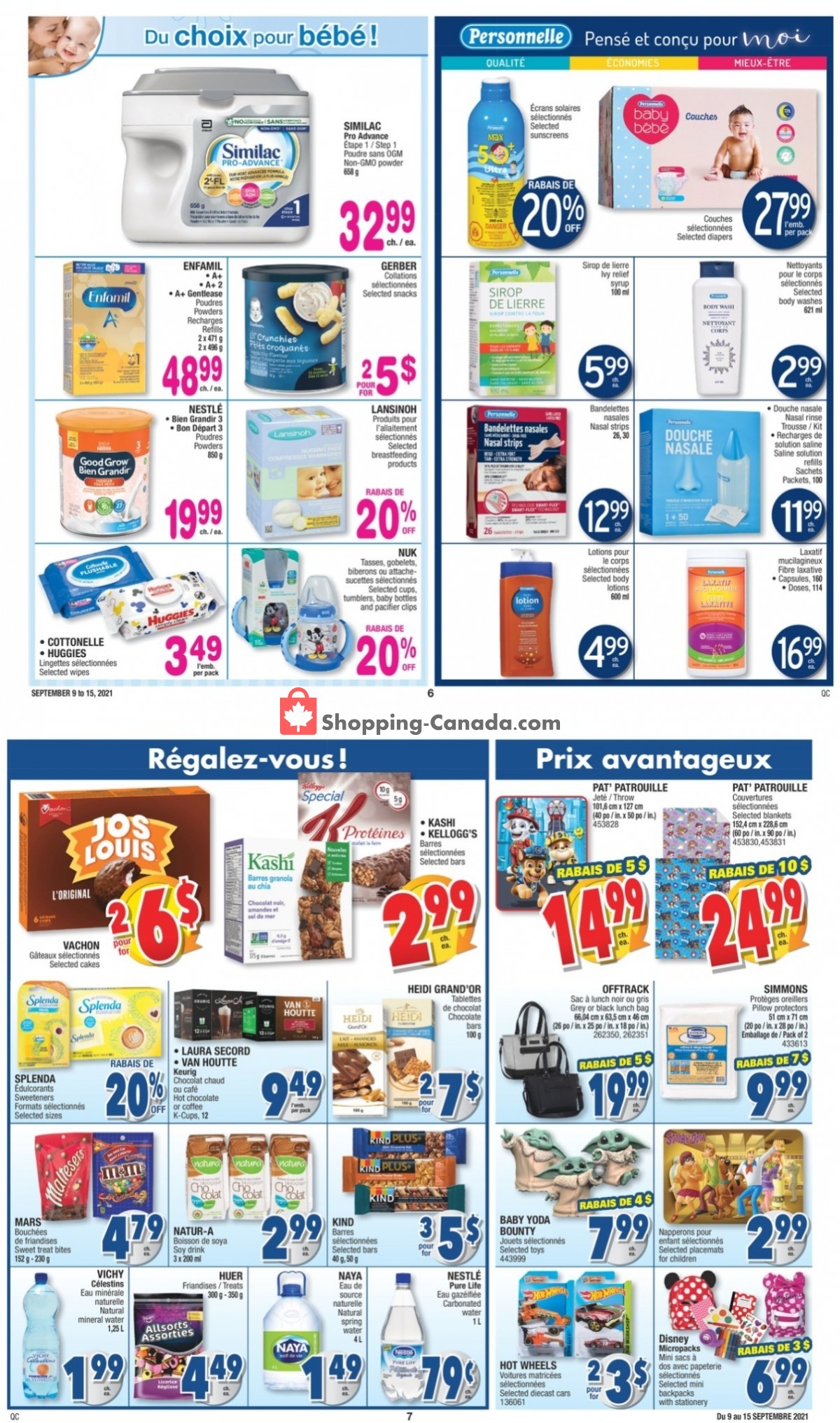 Jean Coutu Pharmacy flyer from Thursday September 9, 2021 to Wednesday September 15, 2021 - page 3