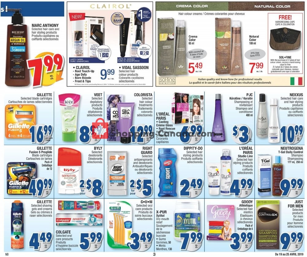 Jean Coutu Pharmacy flyer from Friday April 19, 2019 to Thursday April 25, 2019 - page 3