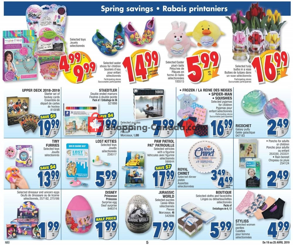 Jean Coutu Pharmacy flyer from Friday April 19, 2019 to Thursday April 25, 2019 - page 5