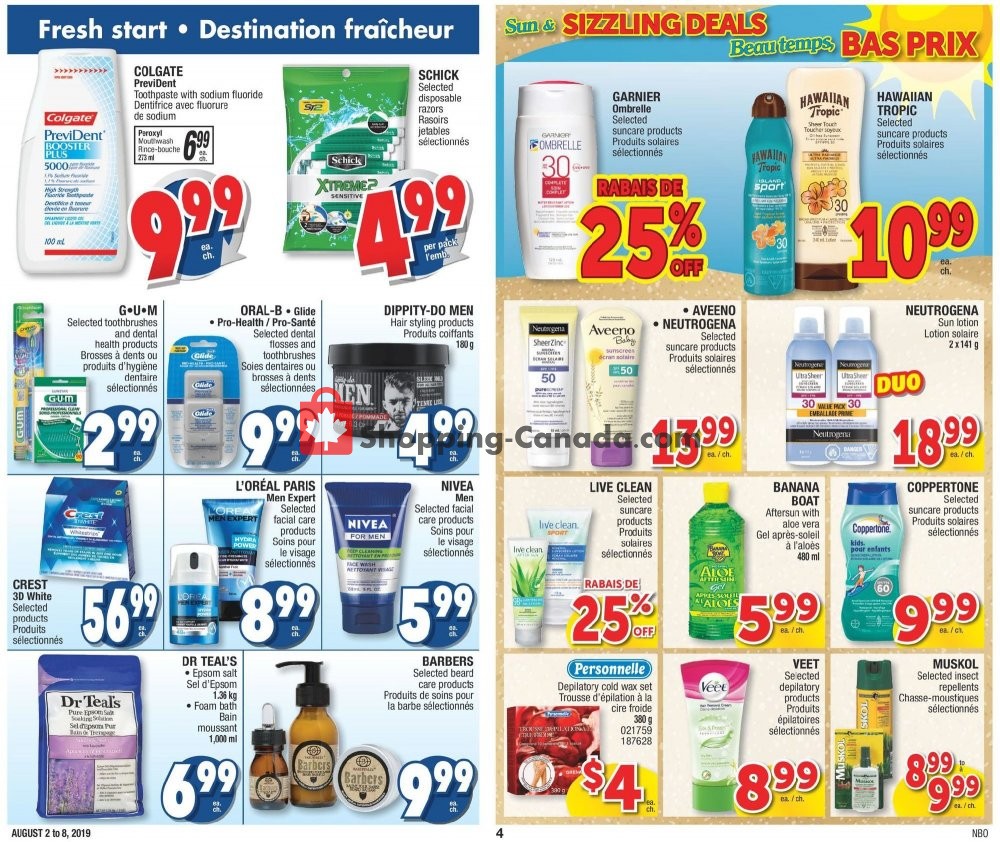 Jean Coutu Pharmacy flyer from Friday August 2, 2019 to Thursday August 8, 2019 - page 4