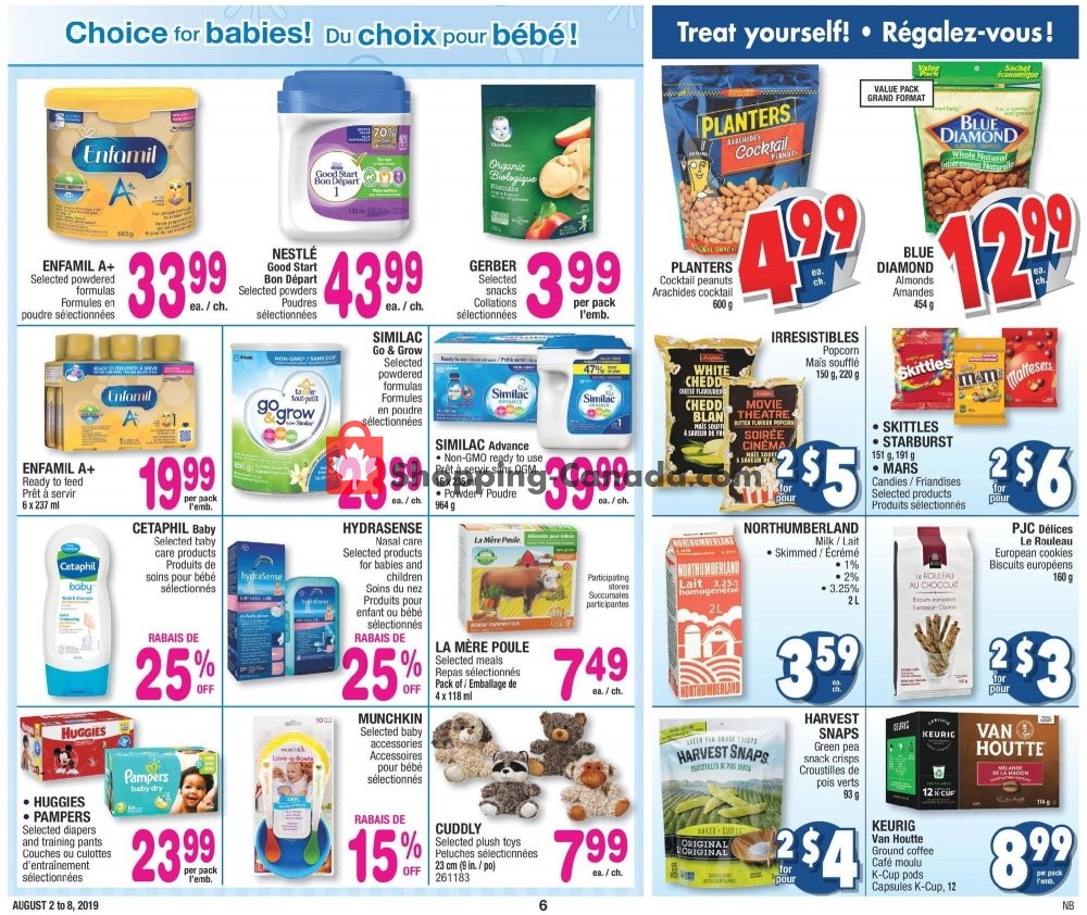 Jean Coutu Pharmacy flyer from Friday August 2, 2019 to Thursday August 8, 2019 - page 6