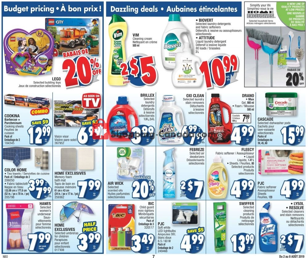 Jean Coutu Pharmacy flyer from Friday August 2, 2019 to Thursday August 8, 2019 - page 7
