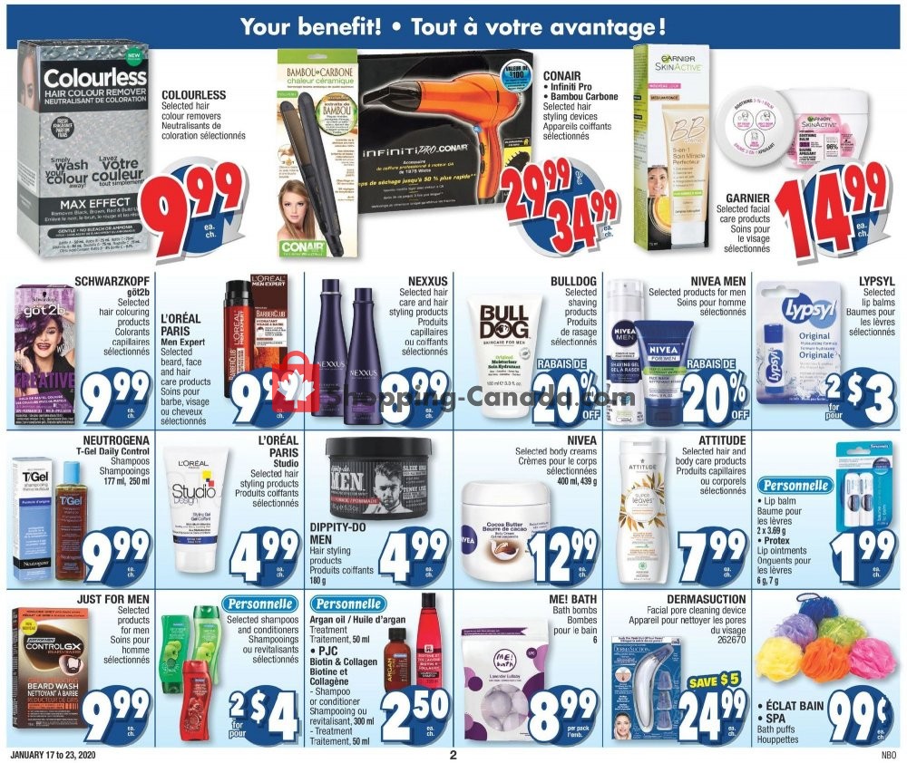 Jean Coutu Pharmacy flyer from Friday January 17, 2020 to Thursday January 23, 2020 - page 2