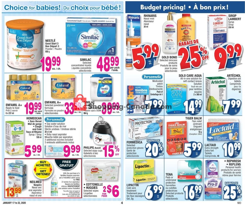 Jean Coutu Pharmacy flyer from Friday January 17, 2020 to Thursday January 23, 2020 - page 4