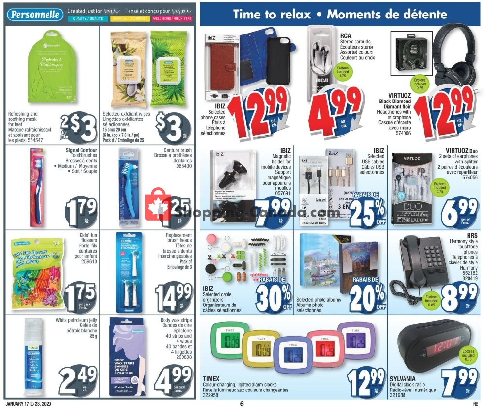 Jean Coutu Pharmacy flyer from Friday January 17, 2020 to Thursday January 23, 2020 - page 6