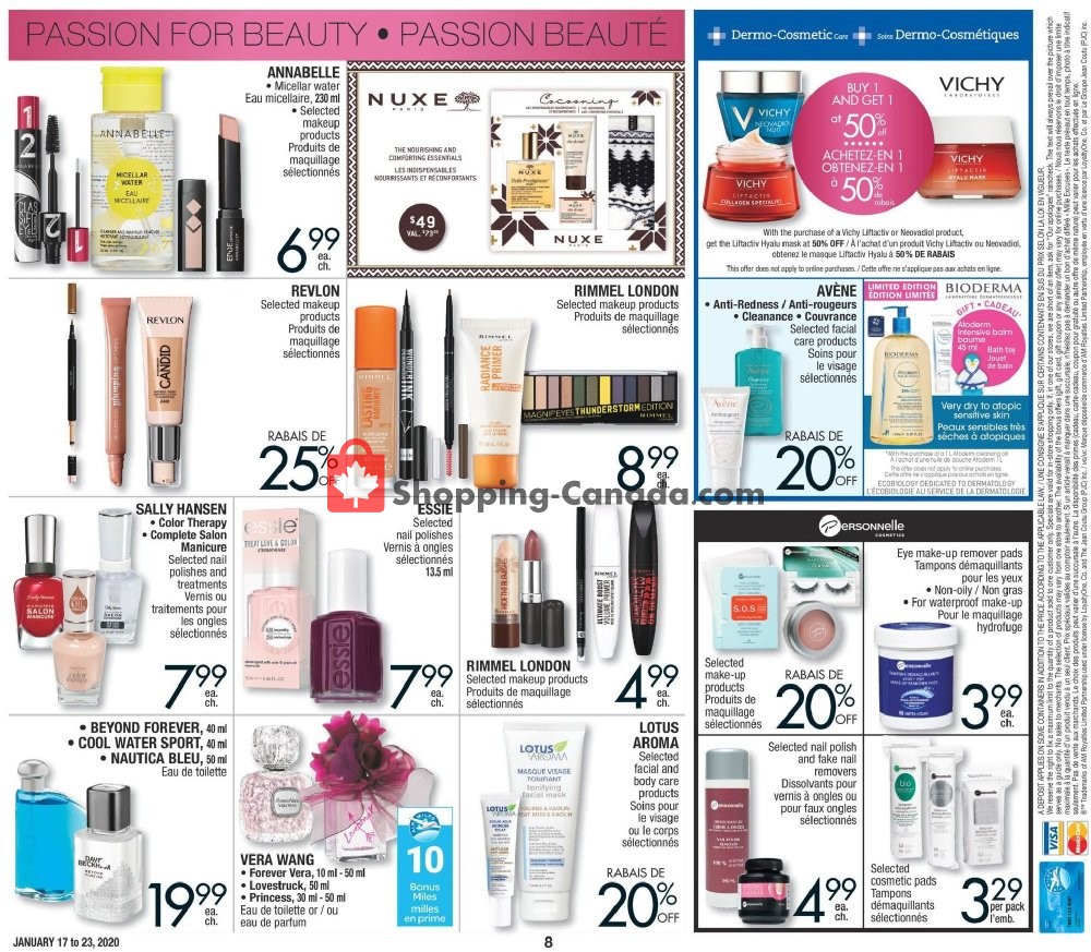 Jean Coutu Pharmacy flyer from Friday January 17, 2020 to Thursday January 23, 2020 - page 8