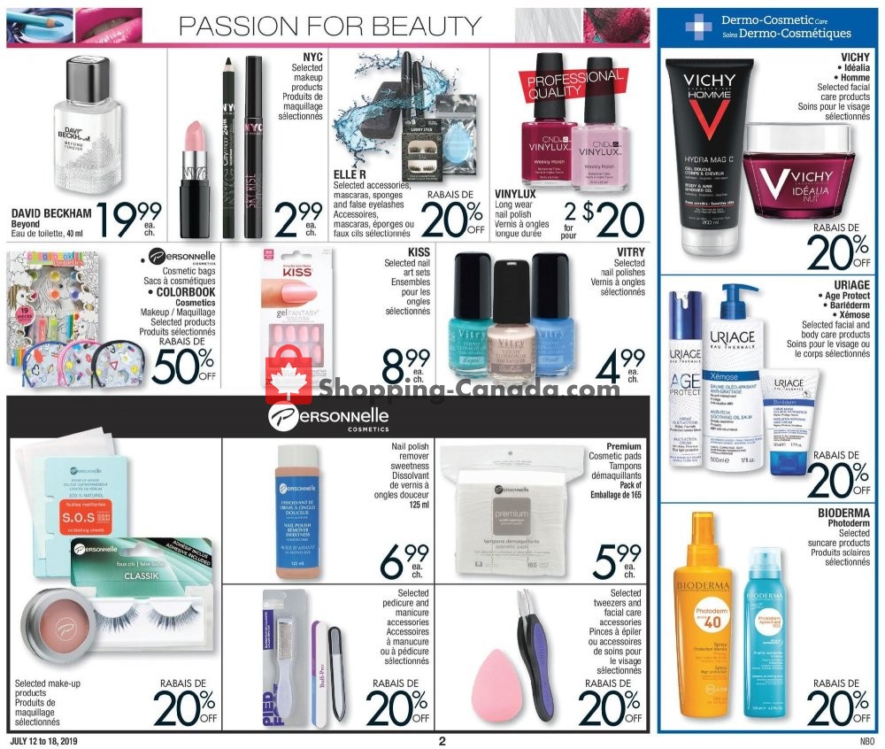 Jean Coutu Pharmacy flyer from Friday July 12, 2019 to Thursday July 18, 2019 - page 2