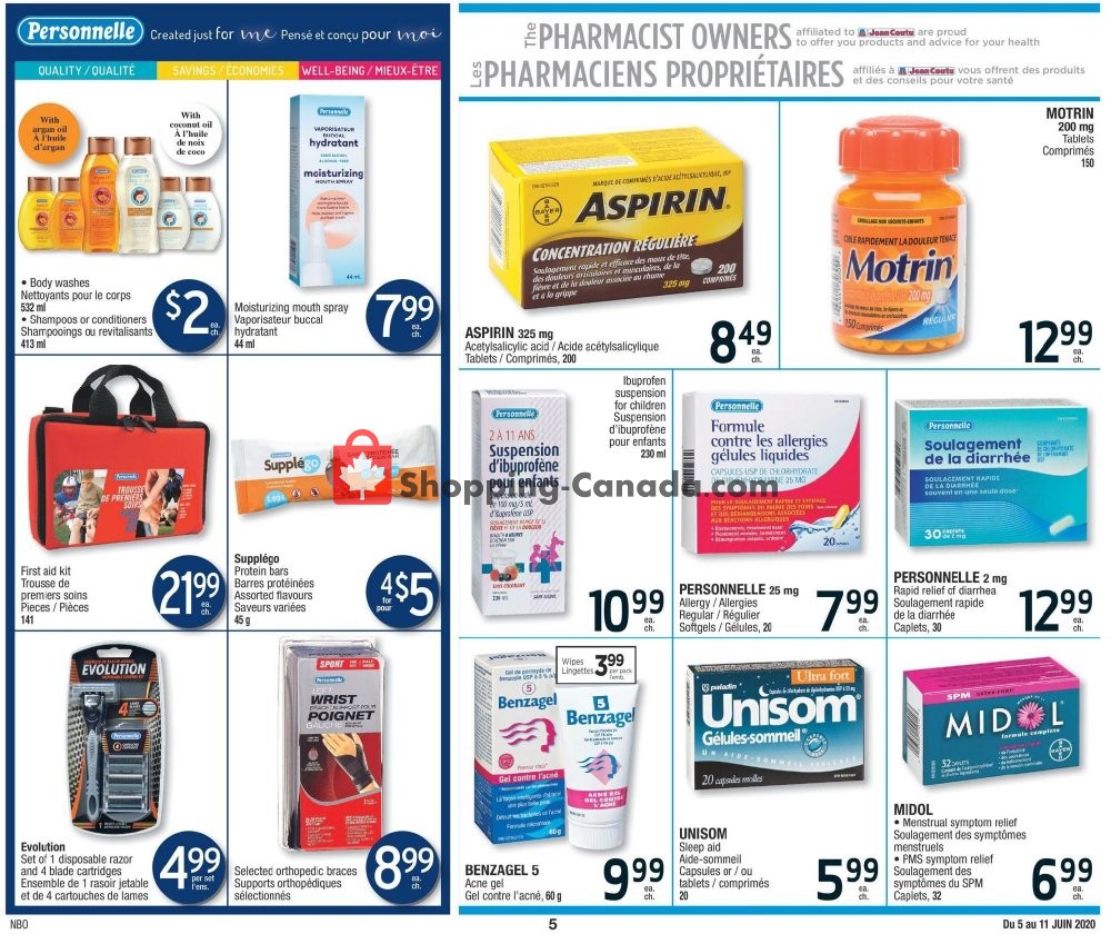 Jean Coutu Pharmacy flyer from Friday June 5, 2020 to Thursday June 11, 2020 - page 5