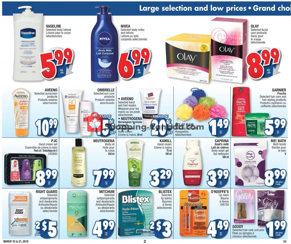 Jean Coutu Pharmacy flyer from Friday March 15, 2019 to Thursday March 21, 2019 - page 2