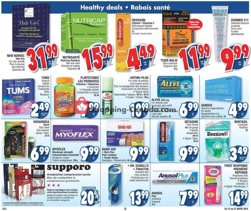 Jean Coutu Pharmacy flyer from Friday March 15, 2019 to Thursday March 21, 2019 - page 5